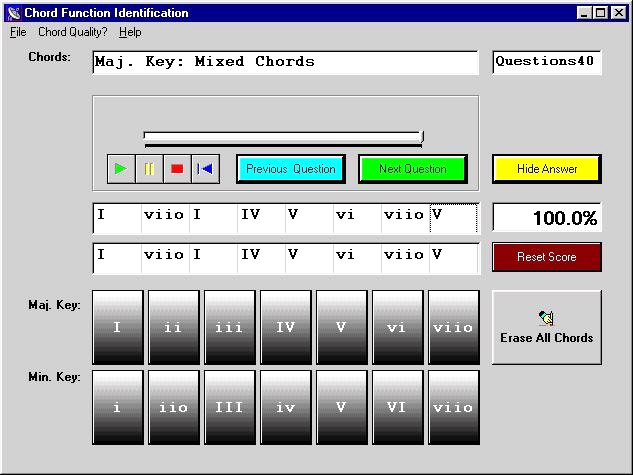 Chord ID 4.0 software screenshot