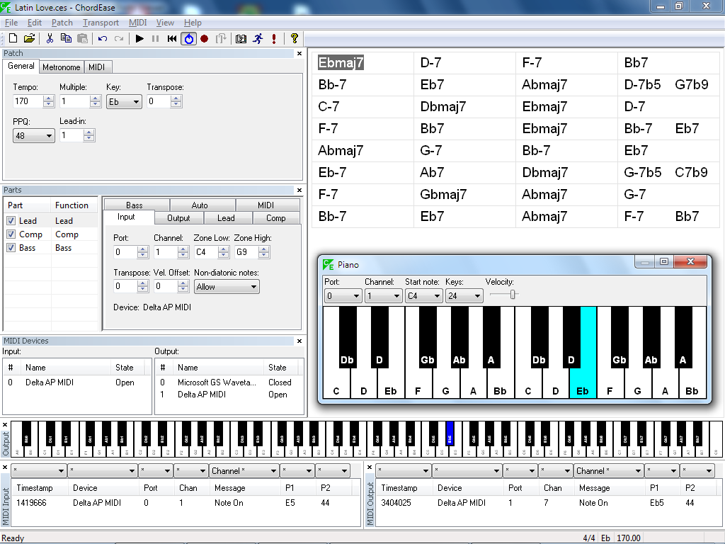 ChordEase 1.0.12.0 software screenshot