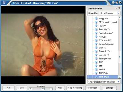 ChrisTV Online! FREE Edition 11.12 software screenshot