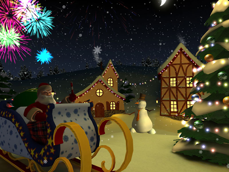 Christmas Holiday 3D Screensaver 1.01.3 software screenshot