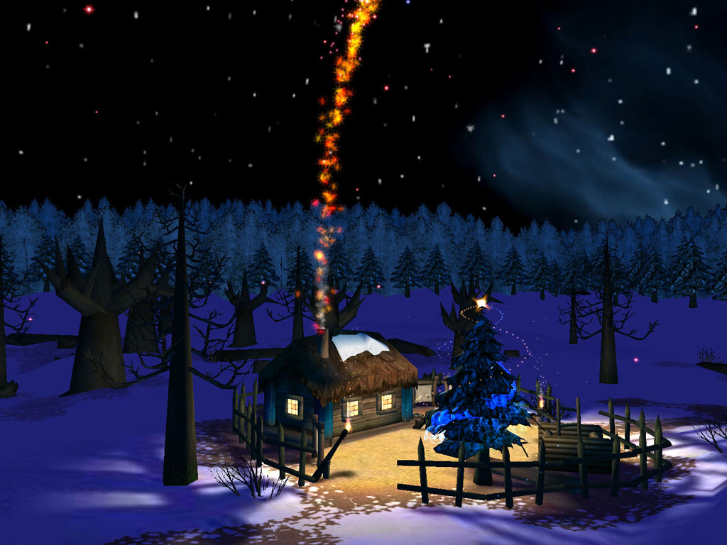 Christmas Night 3D ScreenSaver 2010.1 software screenshot