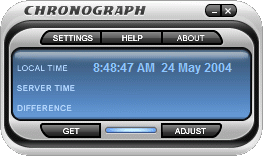 Chronograph 6.85 software screenshot