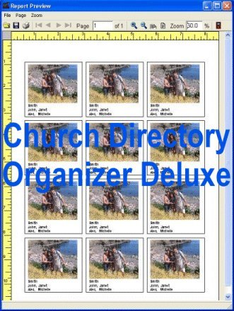 Church Directory Deluxe 4.0 software screenshot