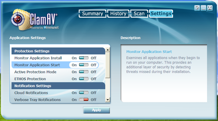 ClamAV Virus Databases 04 July 2014 software screenshot