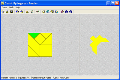 Classic Pythagorean Puzzles 1.82 software screenshot