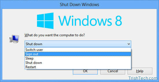 Classic Shutdown for Windows 8 1.0 software screenshot