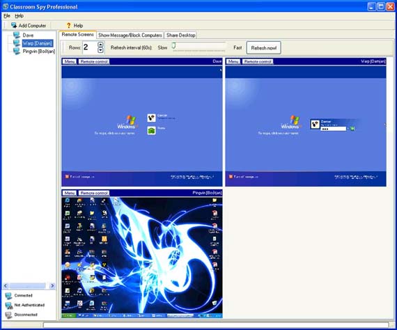 Classroom Spy Professional 4.3.2 software screenshot