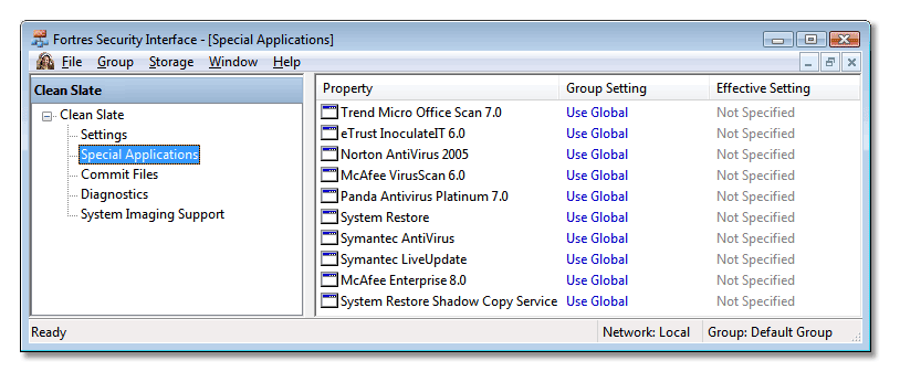 Clean Slate 10.4854 software screenshot