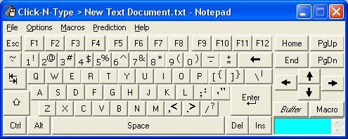 Click-N-Type Portable 3.03.414 software screenshot