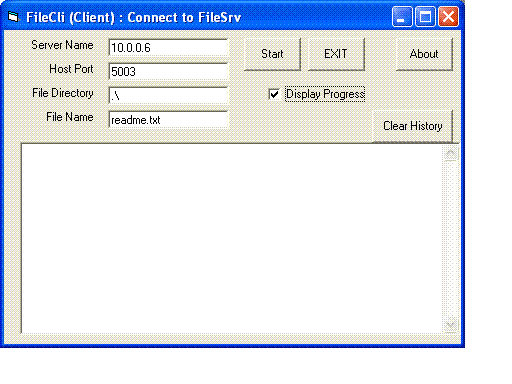 Client/Server Comm Lib for dBASE 7.0.0 software screenshot