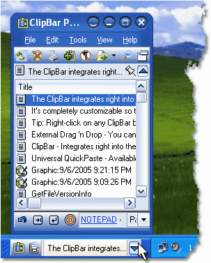 ClipMate Explorer 7.5.25.135 software screenshot