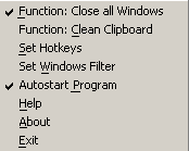 Close all Windows 2.2 software screenshot