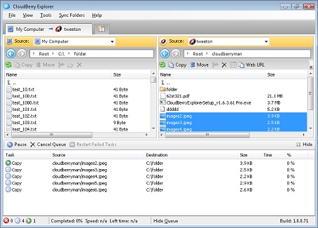 CloudBerry Explorer for OpenStack Storage Pro 1.4.0.11 software screenshot