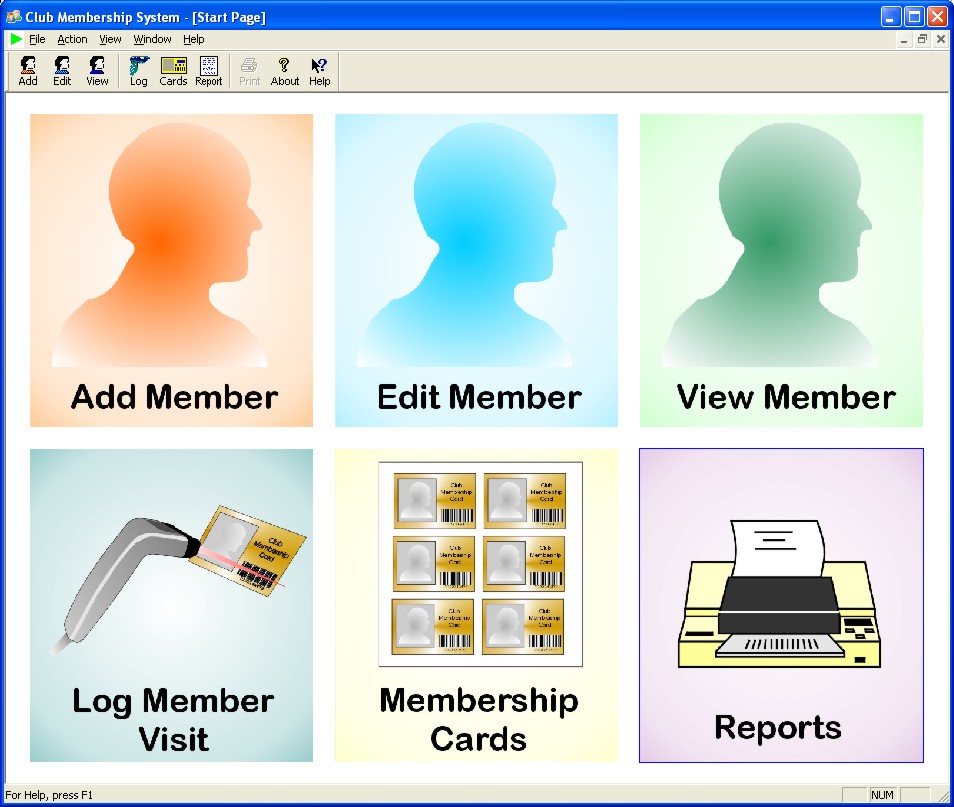Club Membership System 2.2.40.864 software screenshot