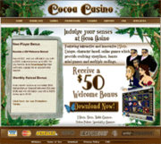 Cocoa Casino by Online Casino Extra 2.0 software screenshot
