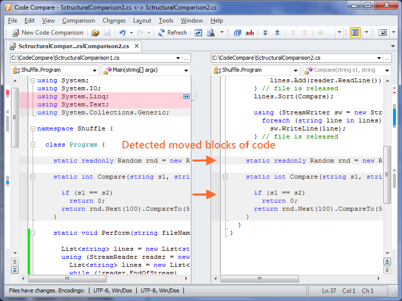Code Compare Pro 4.1.78 software screenshot
