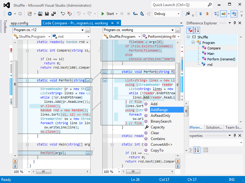 CodeCompare 4.0.77 software screenshot