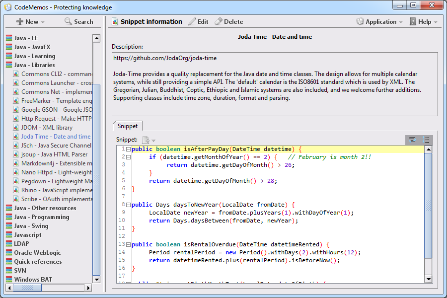 CodeMemos 0.9.3 software screenshot