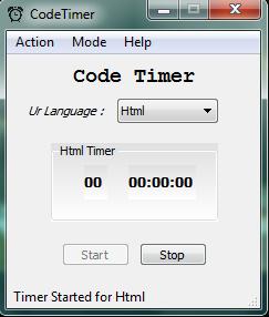 CodeTimer 0.4 software screenshot