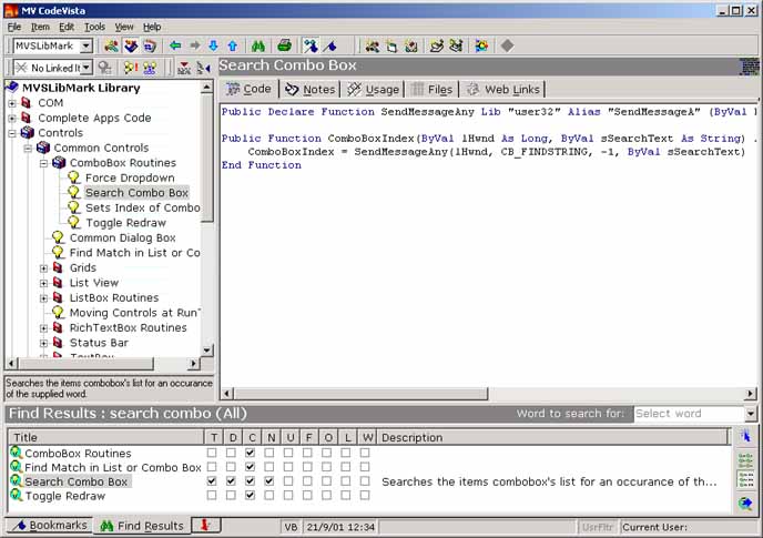 CodeVista II 2.0.61 software screenshot