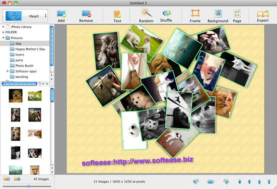 Collage Maker 1.2.0 software screenshot
