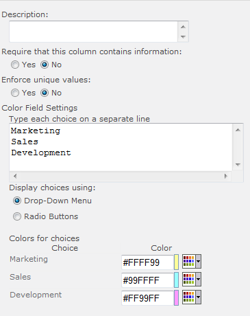 Color Field 2.1.12 software screenshot