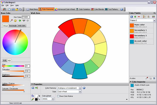 ColorImpact 4.1.2.597 software screenshot