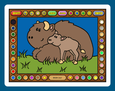 Coloring Book 10: Baby Animals 1.02.45 software screenshot