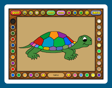 Coloring Book 3: Animals 4.22.00 software screenshot