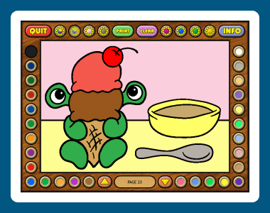 Coloring Book 9: Little Monsters 1.02.00 software screenshot