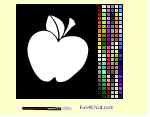 Coloring apple 1 software screenshot