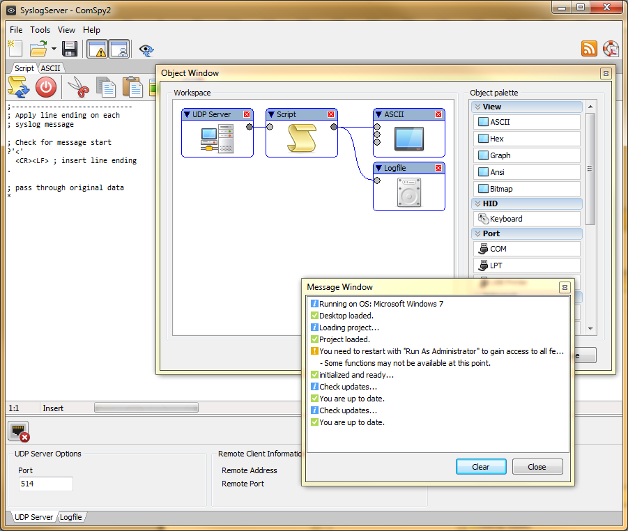 ComSpy2 0.32.1.213 software screenshot