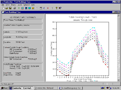 ComfortAir HVAC Software 4.0 software screenshot