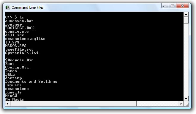 Command Line Files 2013 0.1.1.0 Alpha software screenshot