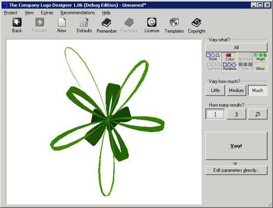 Company Logo Designer 2.10 software screenshot