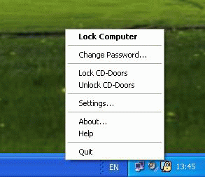 Computer Lock Up 2.0 software screenshot