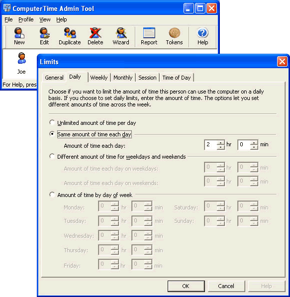 ComputerTime 4.2.0.331 software screenshot