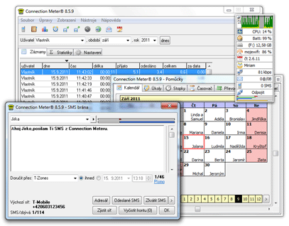 Connection Meter 8.9.6 software screenshot