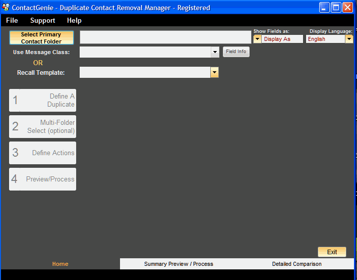 ContactGenie - Duplicate Contact Manager 2.2.4 software screenshot