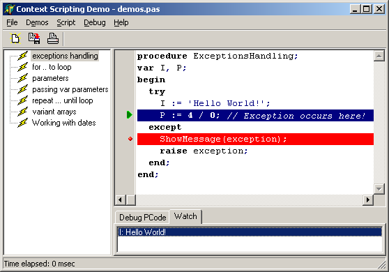 Context Scripting Suite 1.40 software screenshot