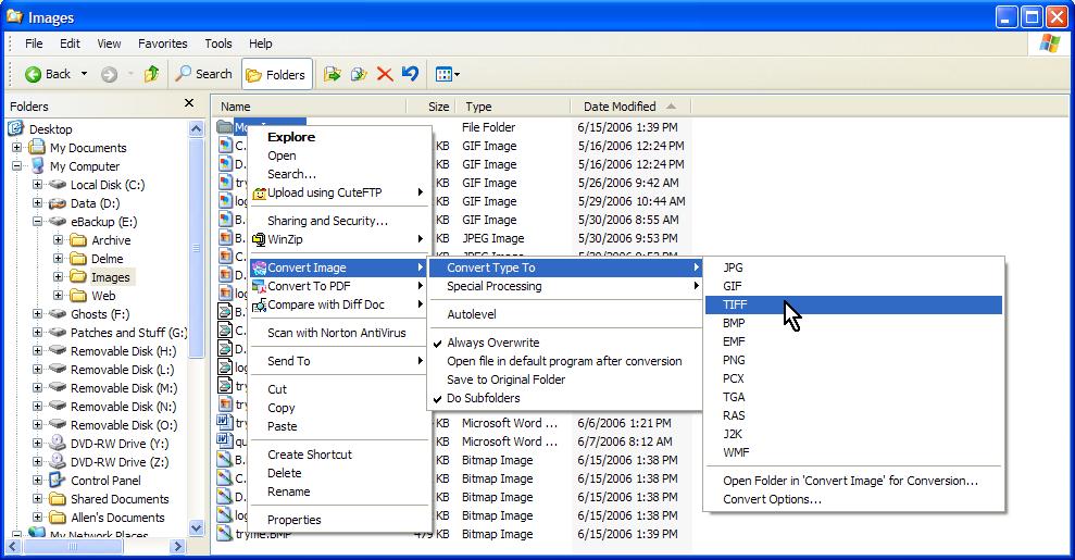 Convert Image 1.983 software screenshot