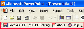 Convert PPT to PDF For PowerPoint 3.50 software screenshot