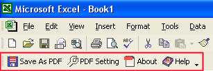 Convert XLS to PDF For Excel 3.50 software screenshot