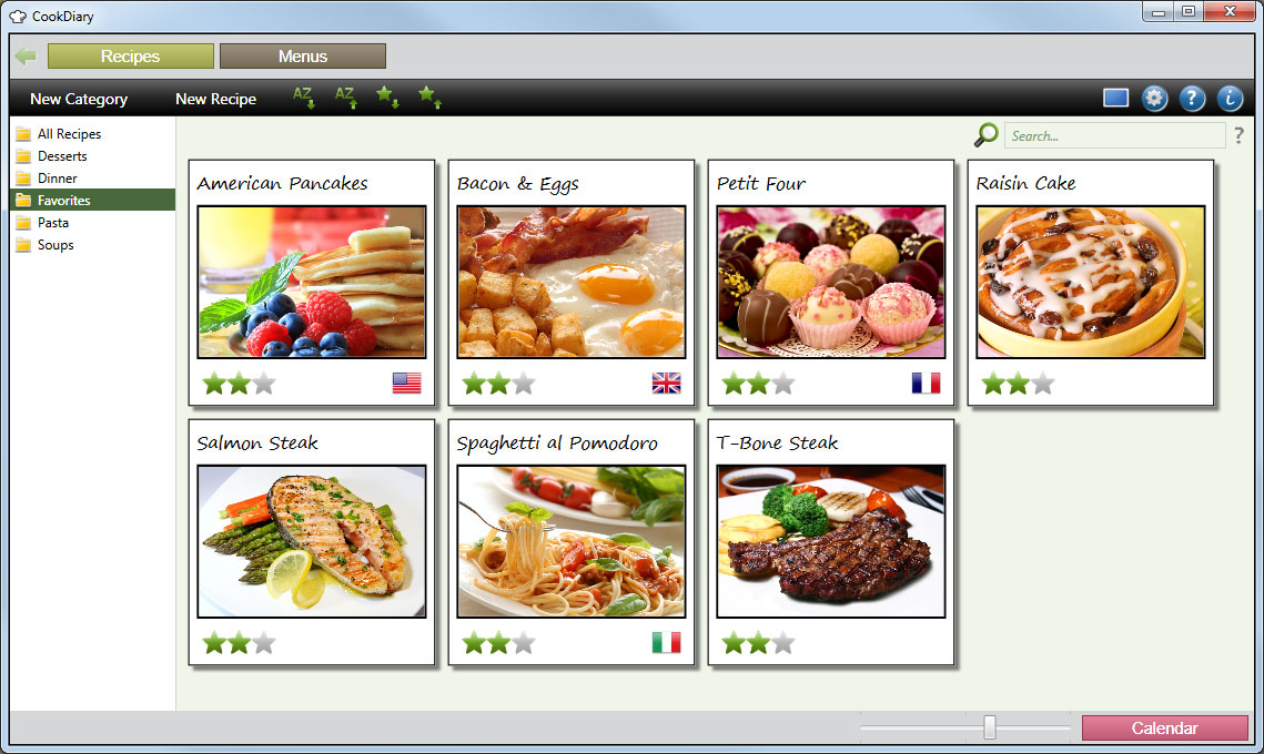 CookDiary 3.5.0.0 software screenshot