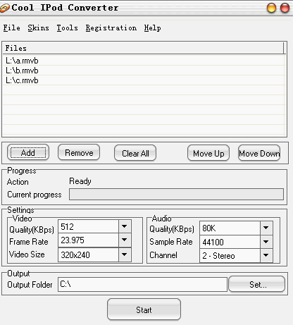 Cool IPod Converter 5.90 software screenshot