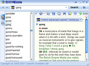 Coolexon Dictionary 1.2.0006 software screenshot