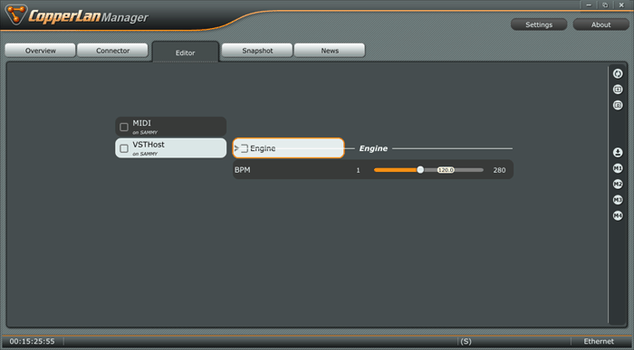 CopperLan Manager 1.2 Build 7 software screenshot
