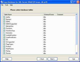 Copy Database for SQL Server 1.06.42 software screenshot