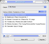 CopyAudioCD 1.01 software screenshot