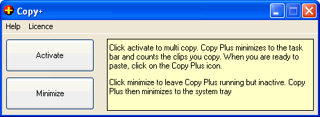 CopyPlus 2.02.07 software screenshot